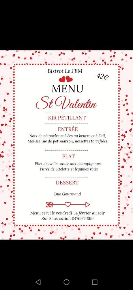Bistrot le J'EM - Menu Image 2